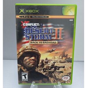 Conflict Desert Storm II Back to Baghdad 2003 - Microsoft‎ Xbox - CIB Working